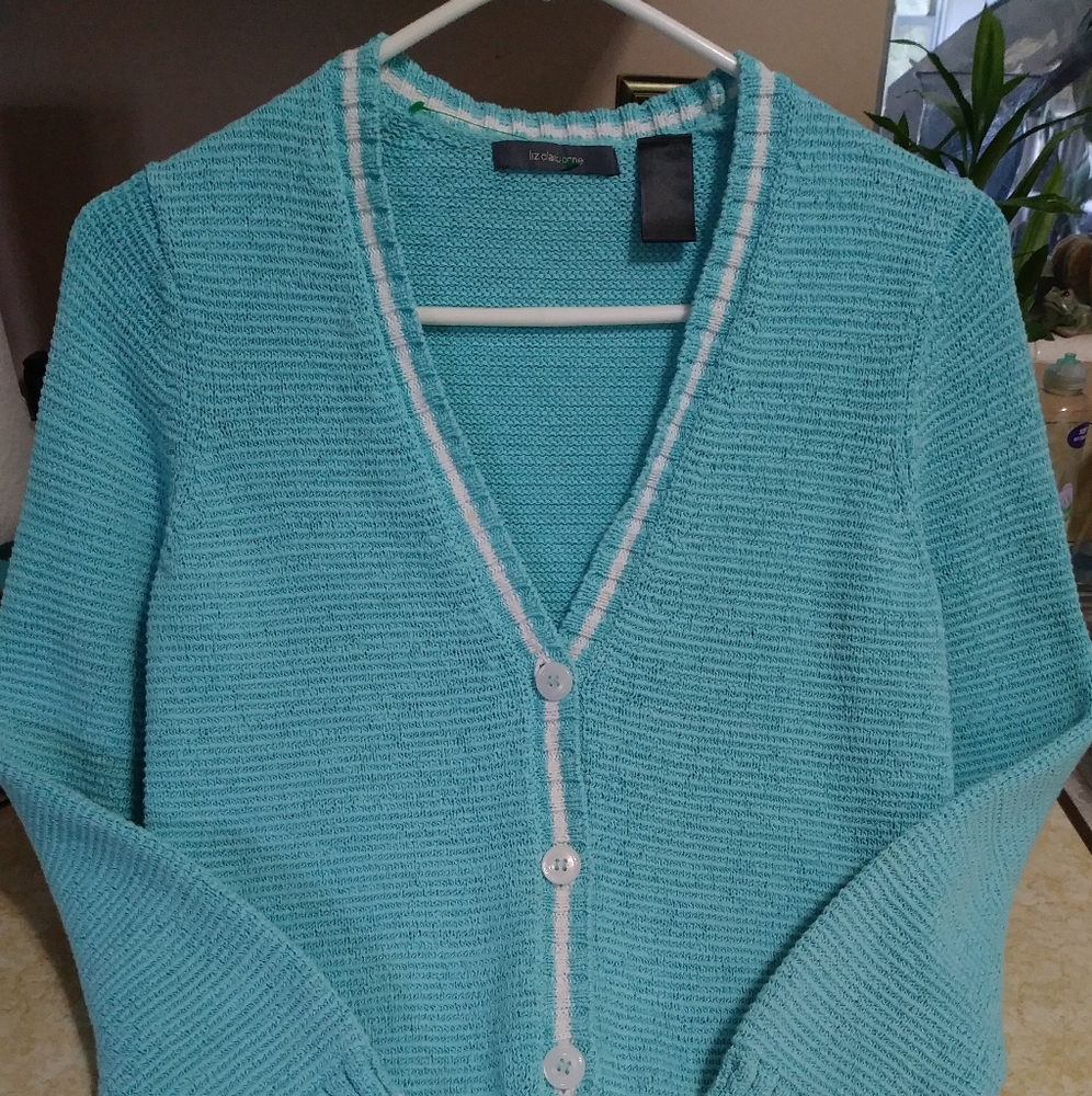 Liz Claiborne Button Down Sweater